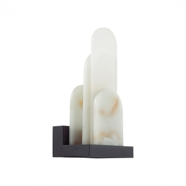 Бра 5438/12WL HIGHTECH ODL_EX25 черный/металл/смола под алебастр /акрил LED 12W 3000K 1489Лм FOROS Бра 5438/12WL HIGHTECH ODL_EX25 черный/металл/смола под алебастр /акрил LED 12W 3000K 1489Лм FOROS