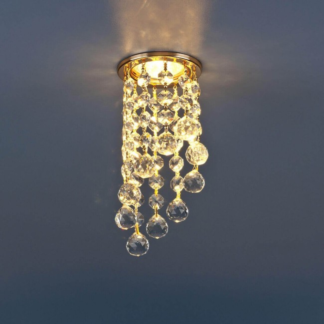 Точечный светильник 205C-C MR16 золото/прозрач