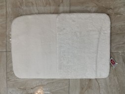КОВРИКИ №1 "PULUS" БЕЛЫЙ 50*60 И 100*60 СКЛ00000044 КОВРИКИ №1 "PULUS" БЕЛЫЙ 50*60 И 100*60 СКЛ00000044