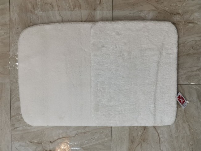 КОВРИКИ №1 "PULUS" БЕЛЫЙ 50*60 И 100*60 СКЛ00000044 КОВРИКИ №1 "PULUS" БЕЛЫЙ 50*60 И 100*60 СКЛ00000044