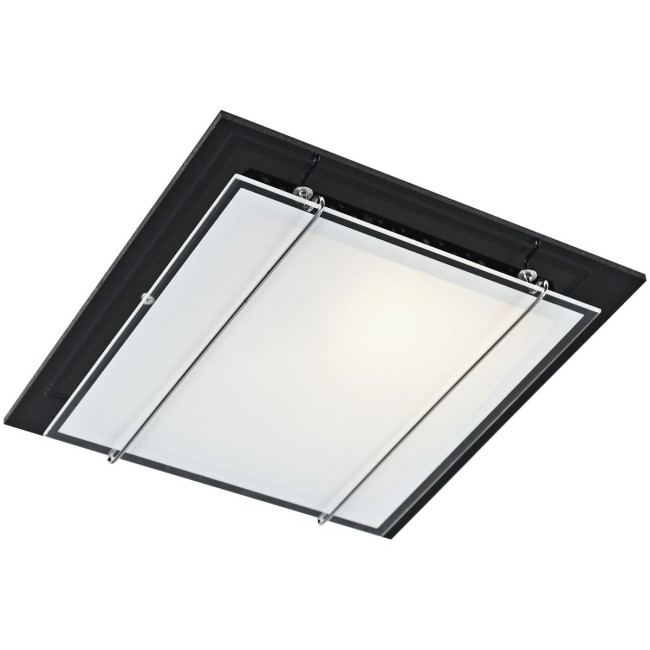 Светильник потолочный 511-727-04 Хром, Черный/Белый E27 4*60W