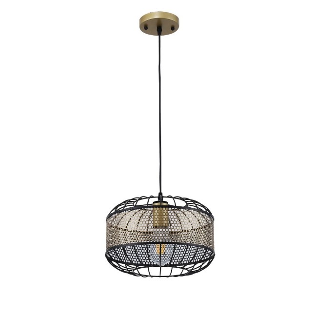 Подвесной светильник 30138/1MBK+GD