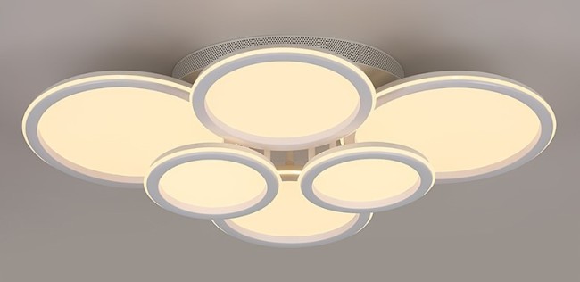 Люстра 9301/2*3 WT 204W 3000-6000K