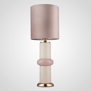 Настольнаяя лампа JM6797 Керамическая с Бархатным Абажуром 63 см