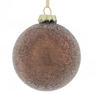Украшение новогоднее "Шар", 8см,  стекло 754048