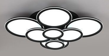 Люстра 9301/2*4 BK 304W 3000-6000K