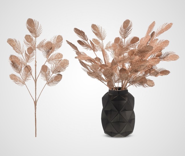 Новогодняя Золотистая Декор Ветка ПЕТИТ ЖАРДИН 222-65золотистый в Глиттере 50 см Новогодняя Золотистая Декор Ветка ПЕТИТ ЖАРДИН 222-65золотистый в Глиттере 50 см