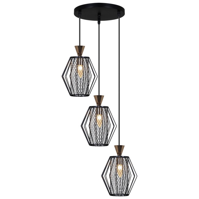 Cветильник потолочный 00903-0.9-03 BK