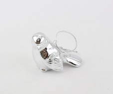 Фигурка подвесная "Птичка" 727-005 серебро