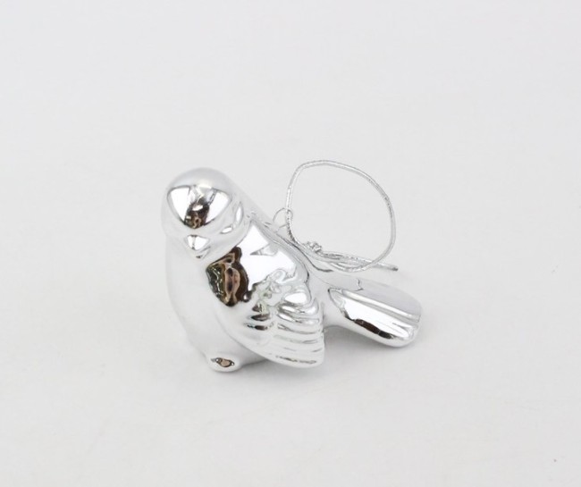 Фигурка подвесная "Птичка" 727-005 серебро