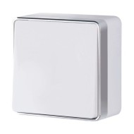 Выключатель одноклавишный Gallant белый W5010001