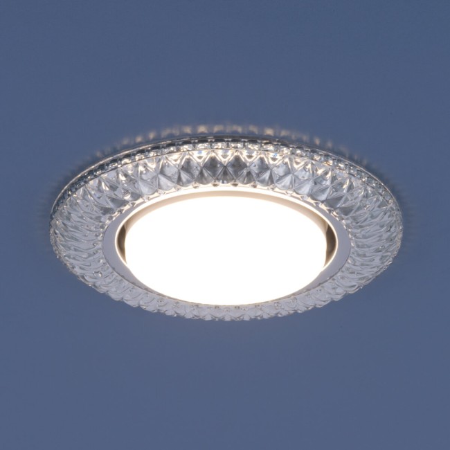 Точечный светильник 3020, GX53. прозрач