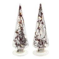 Изделие декоративное с подсветкой “Ёлка”, L8 W8 H25 см 721396