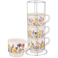 НАБОР КРУЖЕК АРТИ-М 260-578 НА МЕТАЛЛ.ПОДСТАВКЕ 400 МЛ