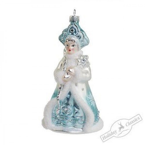 Игрушка ёлочная "Снегурочка",стекло, 15см GLT528