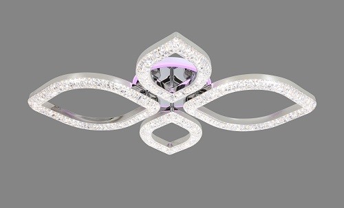 Люстра A909/2+2 CR+RGB