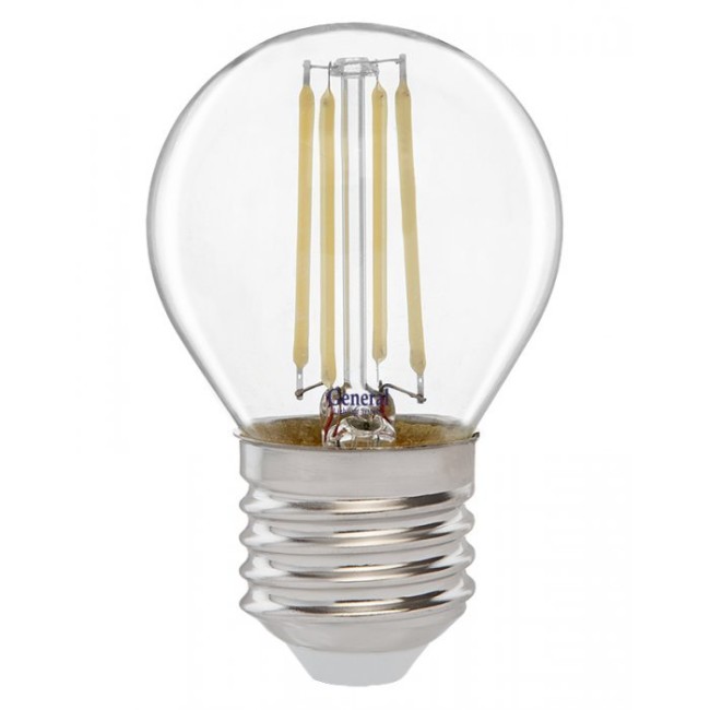 Лампа светодиодная GLDEN-G45S-10-230-E27-2700 шар фил 649909