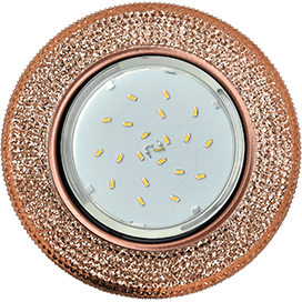 Точечный светильник GX53 H4 LD7069 светло-золотистый FL53PMEFB