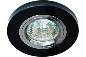 Точечный светильник F 8060-2 MR16 черный/серебро