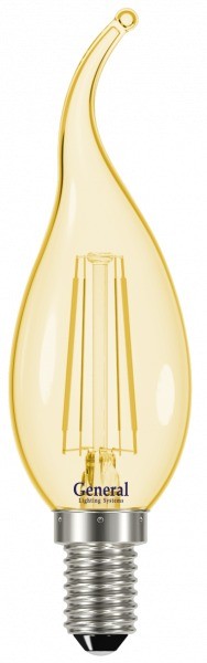 Лампа светодиодная GLDEN-CWS-7-230-E14-4500 св.вет.золото фил 649930