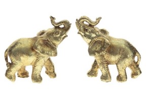 Фигурка декоративная "Слон", набор из 2-х шт, L10 W5,5 H10 см 784169