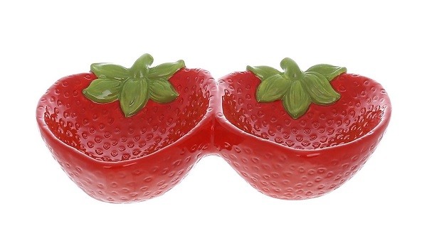 Менажница  "Клубника" 850-024 21,5см