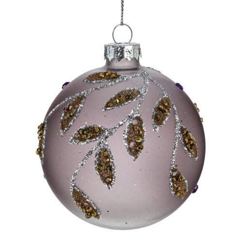 Украшение новогоднее "Шар", 8см, стекло 793893