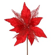 Цветок искусственный "Пуансеттия", L27 W24 H38 см 755209