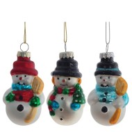Украшение новогоднее "Снеговик", L5 W4 H9 см 805722