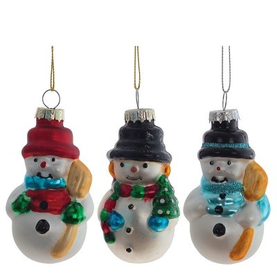 Украшение новогоднее "Снеговик", L5 W4 H9 см 805722