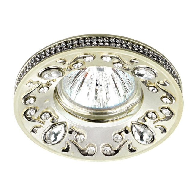 Точечный светильник NT 370238, перламутр/хром