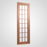 Интерьерное коричневое зеркало "Fake window" ZBM-M-45137