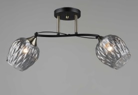 Люстра 1717/2 BK+AB