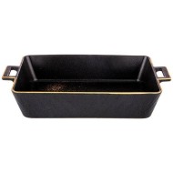 42-377, БЛЮДО ДЛЯ ЗАПЕКАНИЯ BRONCO "MIDNIGHT GOLD" 30СМ