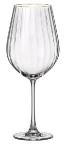 Рюмка для красного вина "COLUMBA OPTIC"; декор "Отводка золото", 650 мл (набор 6 шт) БСС0434