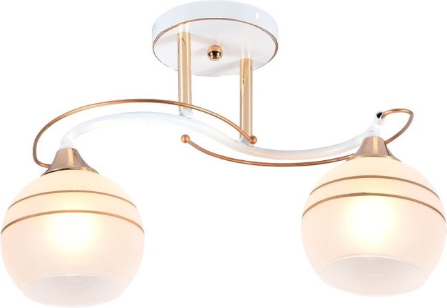 Люстра SVK MDL10409/2 Белый+Французское золото E27*60W 410*140*260