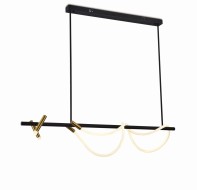 Люстрa 2314-DW SAND BLACK+BRASS