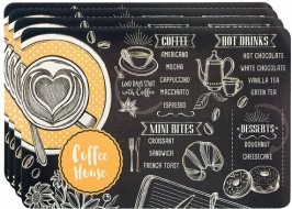 Салфетка сервировочная (подставка под горячее - плейсмат) "Coffe House" 43*28см 4430424