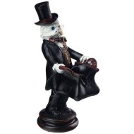 ПОДСВЕЧНИК "АНГЛИЙСКАЯ КОЛЛЕКЦИЯ" КОТ" 15,5*10,5*28,5 СМ 774-114