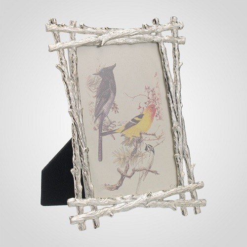 Декоративная фоторамка 10*15 см металлическая 00154