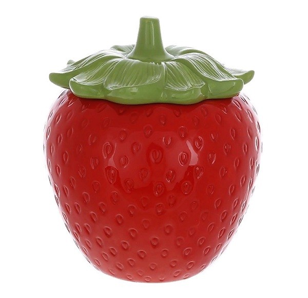 Банка для печенья  "Клубника" 850-026  16,5см