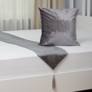 Скатерть-раннер Anaheim 380615 беж,сер,сир,роз,фиол,бир,чер,син,зел,ткань,33х210 см