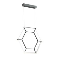 Подвес 4099/16L ODL19 011 черный/хром 16W TREZOR