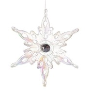 Украшение новогоднее "Снежинка", L13 W3 H15 см 807992