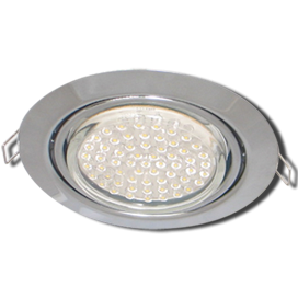 Точечный светильник поворотный GX53-FT9073 хром FC5390ECB