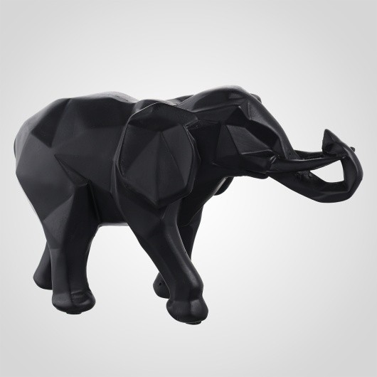 Фигурка Слона Декор черного цвета 00777 26*15