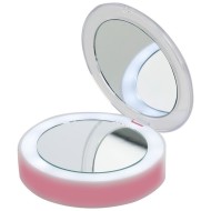 Зеркало косметическое складное EN-702, LED подсветка