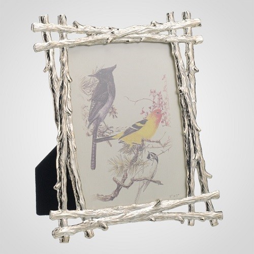 Декоративная фоторамка 13*18 см металлическая 00153