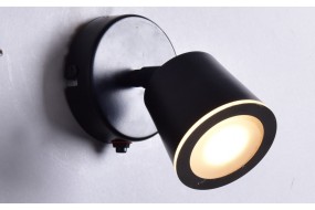 Светильник РС22268 BK+CR/1W