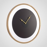 Интерьерные Черные Часы 60 см. (Металл и Стекло) JJ2052 Интерьерные Черные Часы 60 см. (Металл и Стекло) JJ2052